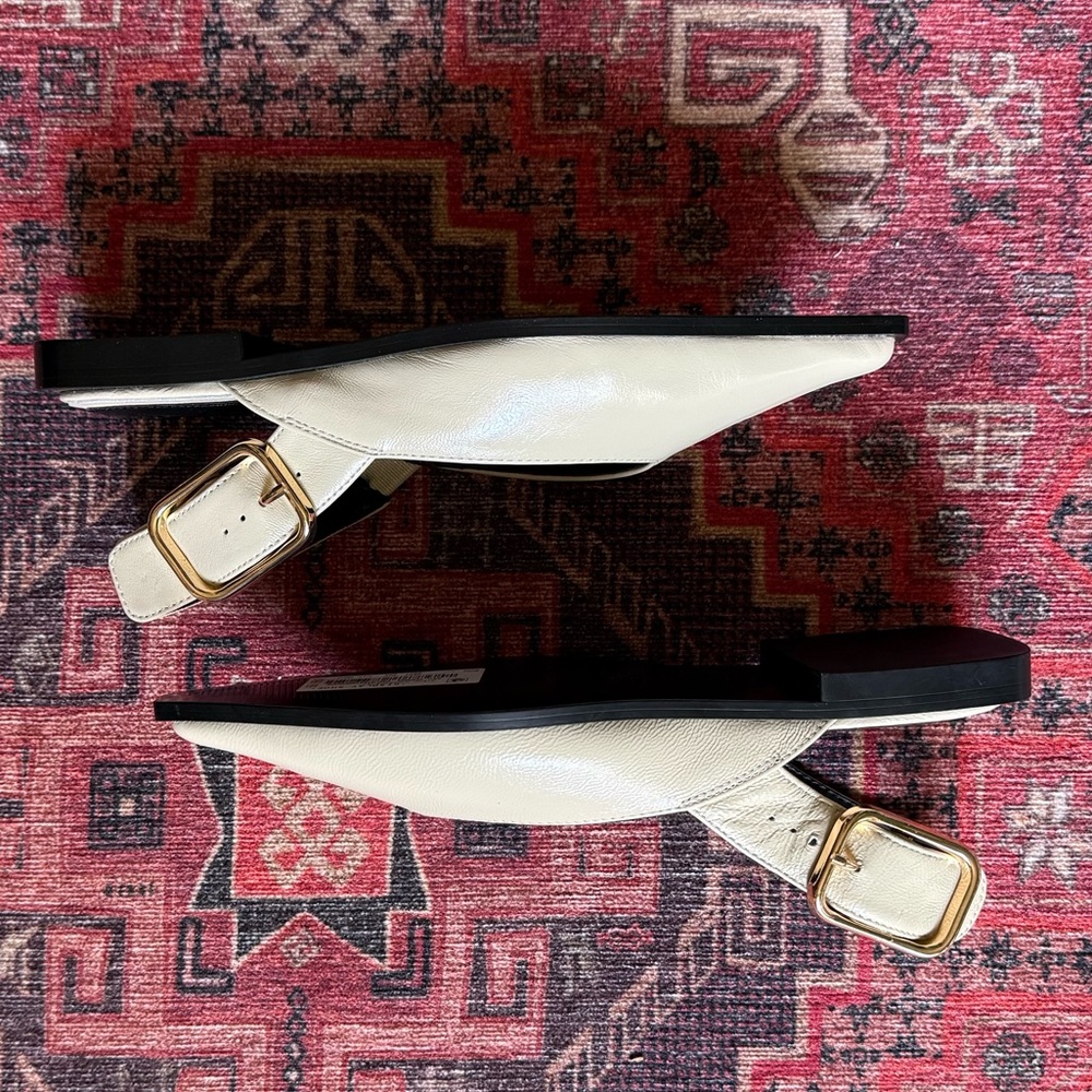 Steve Madden Shay Leather Slingback Flats - Picture 2 of 7